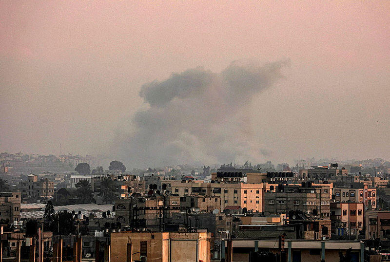 הפצצה של צה"ל ב חאן יונס רצועת עזה מלחמה בעזה 23.1.24