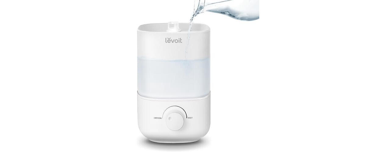 LEVOIT Humidifiers for Bedroom, 2.4L Ultrasonic Cool Mist Humidifier for  Babies (BPA Free), Air Humidifier for Large Room, Whisper Quiet Operation,  Auto Shut-Off and Night Light, Lasts up to 24 Hours 
