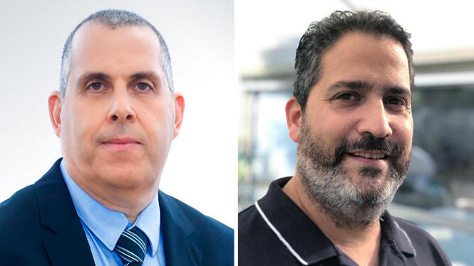 מימין אסף גולדברג ו אפי סנדרוב 