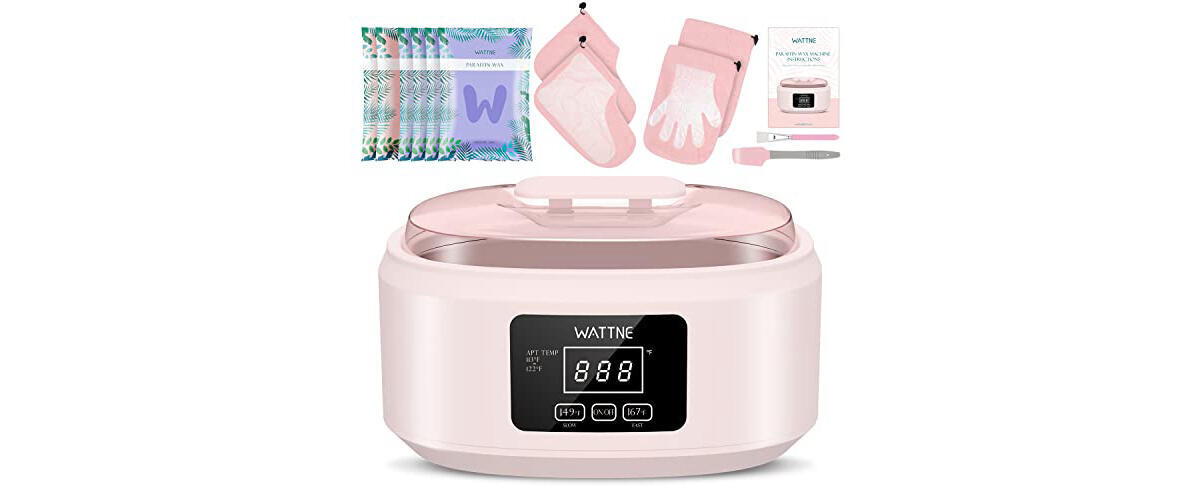 Wattne Paraffin Wax Machine for Hand and Feet Pink