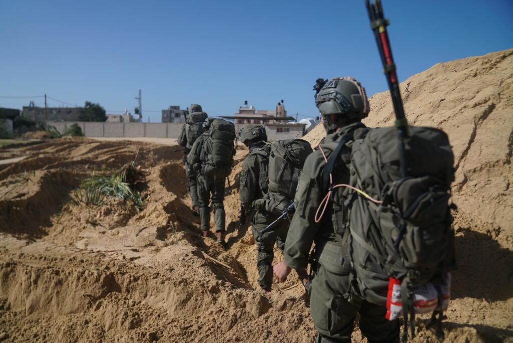 חיילים צה"ל ב רצועת עזה מלחמת עזה 28.1.2024