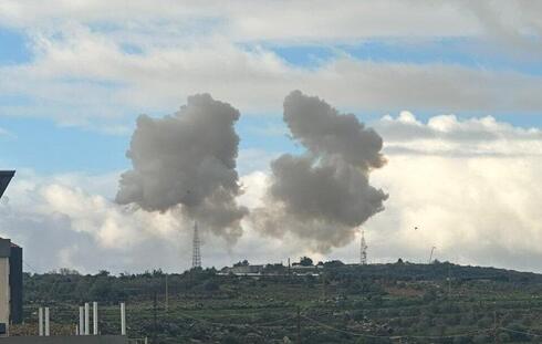 Hezbollah attack on an Israeli base earlier this year, 