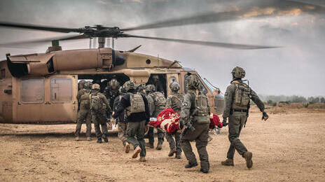 חיילים יחידה 669 מפנים פצועים פצוע ב רצועת עזה 31.1.24 מלחמת עזה