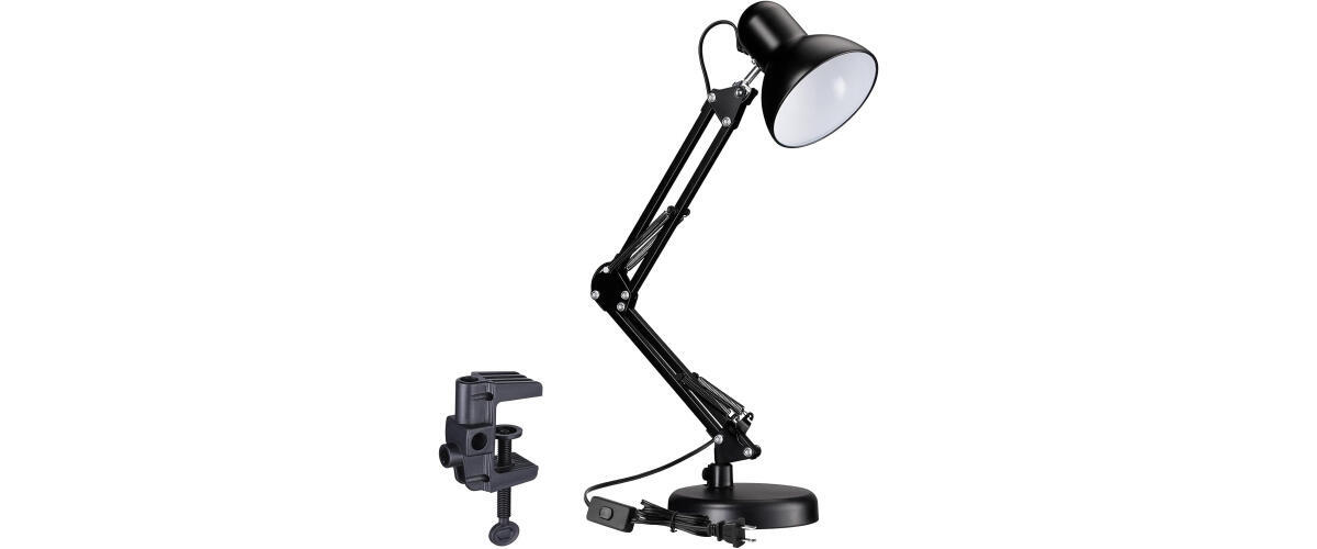 TORCHSTAR Metal Desk Lamp with Clamp