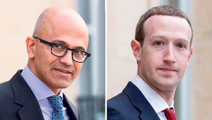 צילומים: Christophe Morin/Bloomberg Marlene Awaad/Bloomberg מטא מזנקת ב-7.5% בטרום, מיקרוסופט יורדת ב-6%