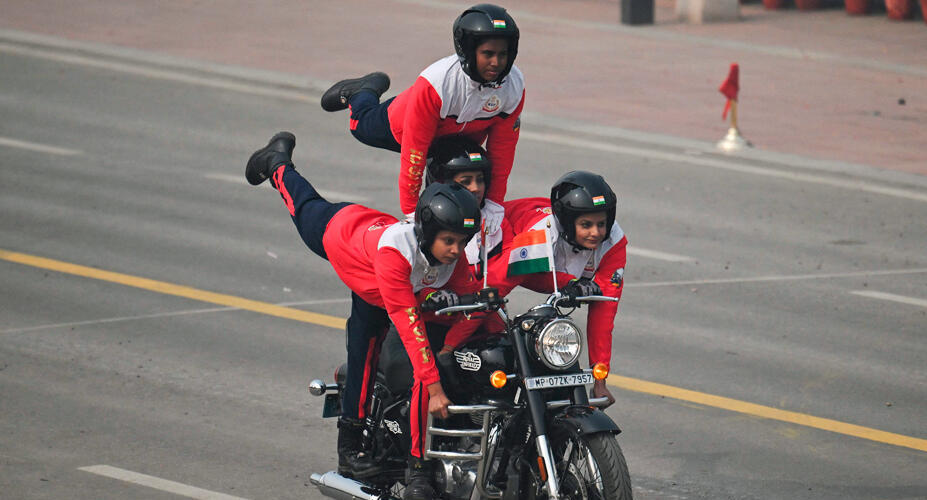 פוטו אופנועים משמר הגבול ההודי 6