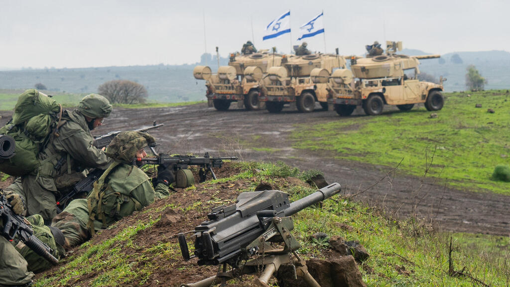 חיילים צה"ל טנקים ב גבול לבנון 7.2.24 מלחמת עזה