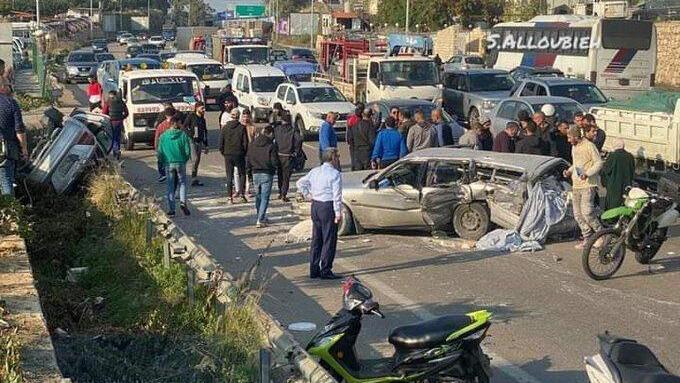 זירת התקיפה בלבנון