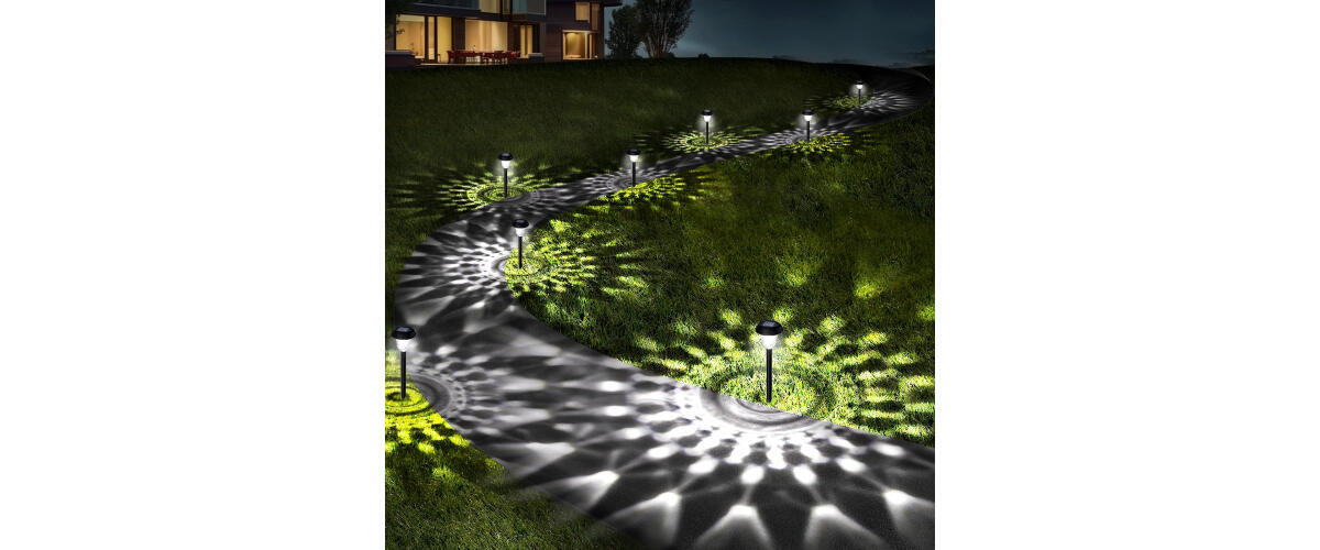 ornesign Solar Path Lights with Mandala Pattern