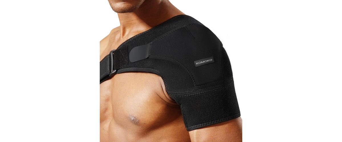 Shoulder Brace for Chronic Pain, Torn Rotator Cuff Brace, Right or Left  Shoulder Compression Sleeve, Adjustable Shoulder Immobilizer, Best Shoulder