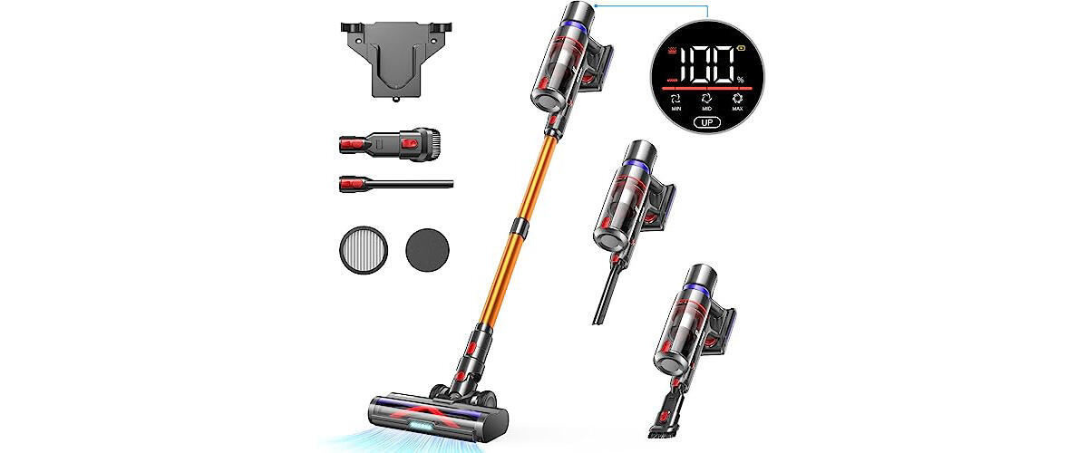 HOMPANY Cordless Vacuum Cleaner 500W 40Kpa