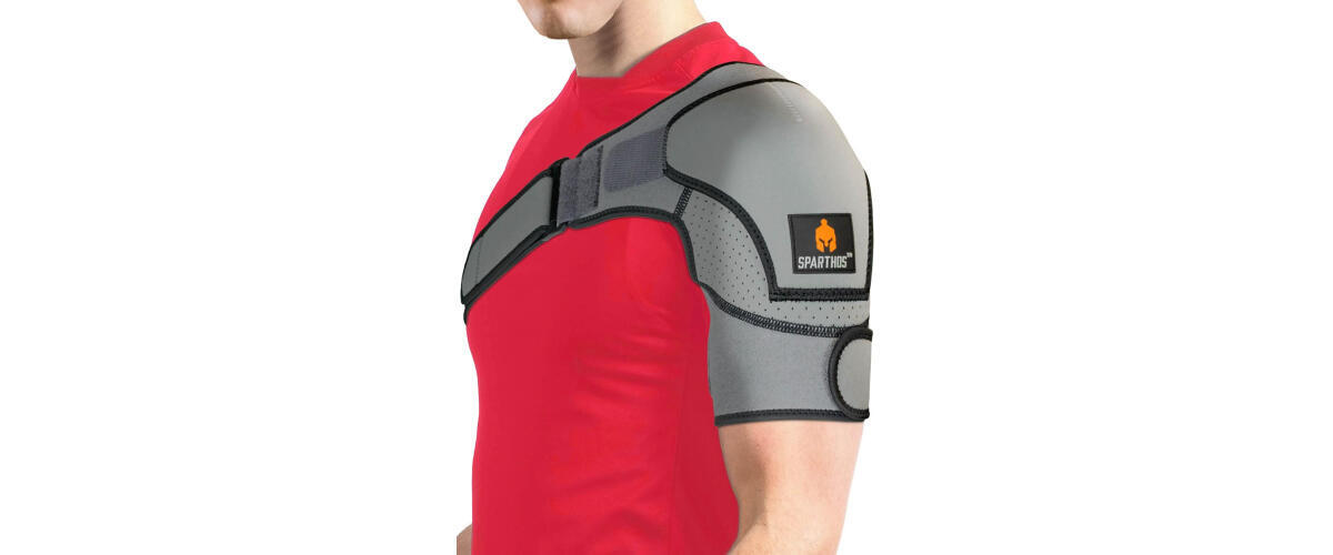 Shoulder Brace for Men Women Copper Infused Immobilizer Support Right or  Left Shoulder Compression Sleeve for Torn Rotator Cuff Joint Pain Relief