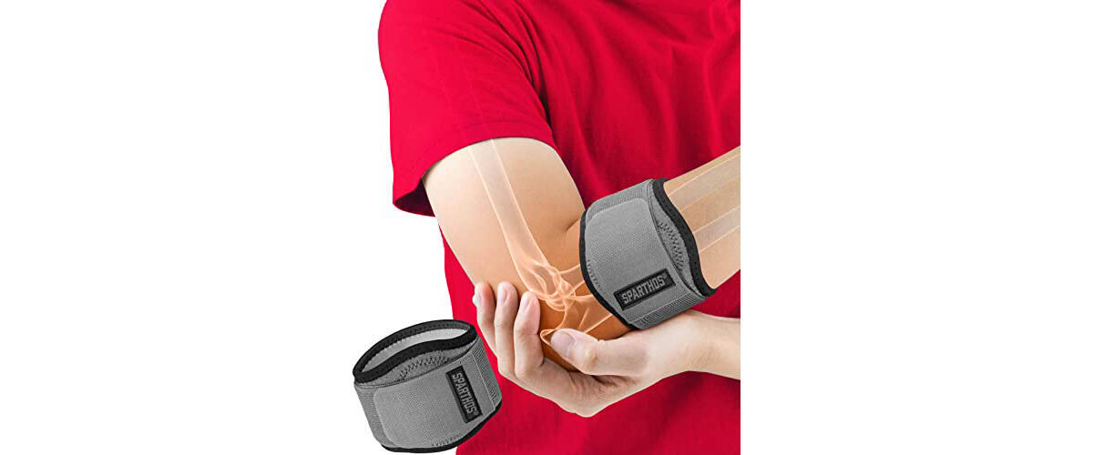  Bodyprox Elbow Brace with Strap for Tendonitis 2 Pack, Tennis  Elbow Compression Sleeves, Golf Elbow Treatment : Health & Household