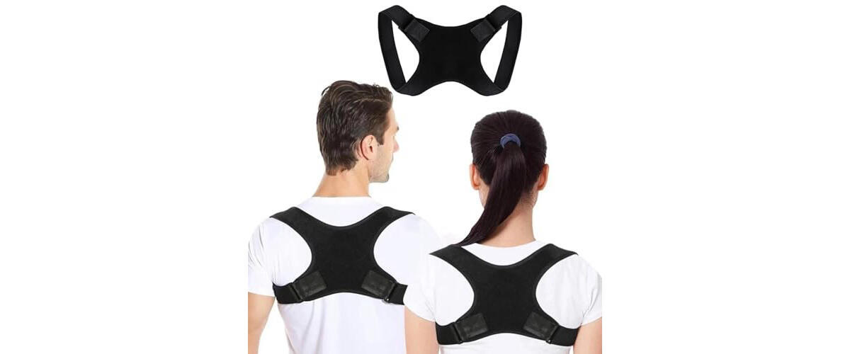  Modetro Posture Corrector for Women and Men Adjustable Upper  Back Brace Spine Support Neck Shoulder Back Pain Relief Physical Therapy  Posture Brace (Medium) : Health & Household