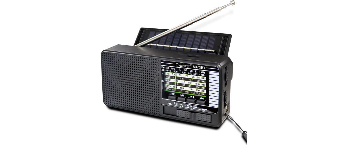  JEUJUG Radio AM FM portátil, radio Bluetooth 5.0