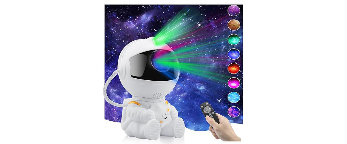 WQWOVRVO Astronaut Galaxy Projector