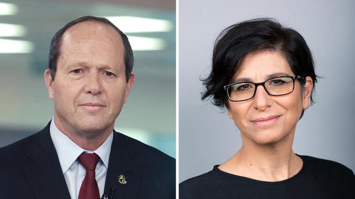 הממונה על התחרות מיכל כהן ושר הכלכלה ניר ברקת (צילומים: אביגיל פפרנו-באר דנה קופל) מיכל כהן ו ניר ברקת