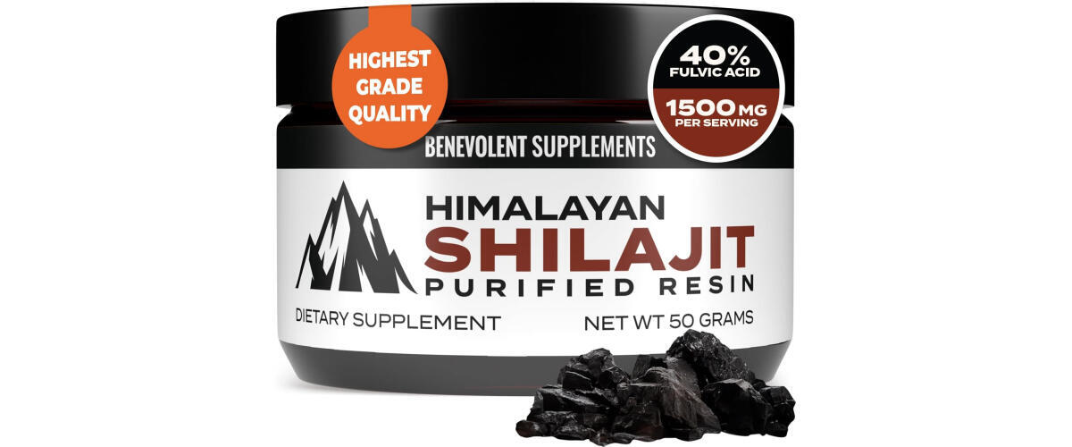 Benevolent Nourishment Himalayan Shilajit Resin Supplement.