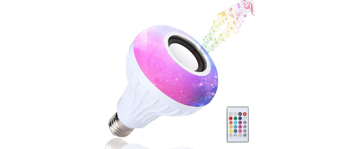 BSOD Bluetooth Light Color Speaker Bulb