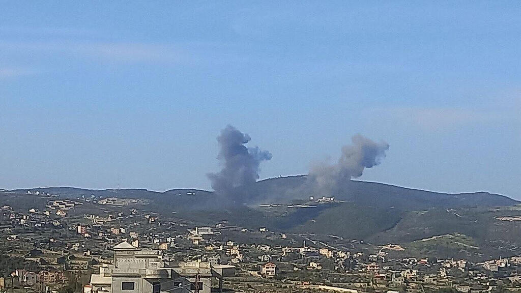 תקיפה של כח צה"ל ב בית ליף ראמיה דרום לבנון בעקבות פגיעה ישירה בבית מגורים ב קריית שמונה מלחמת חרבות ברזל 28.2.24