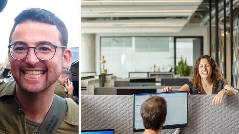 Left: Netanel Breuer, digital director, Redefine Meat; Right: Nova offices 