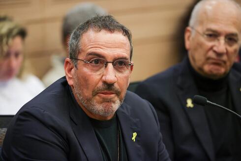 Waldman at the Knesset in March  