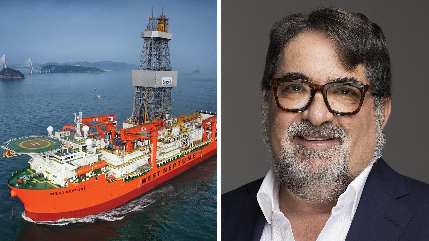 גדעון תדמור ו אסדת קידוח של נאוויטס במפרץ מקסיקו