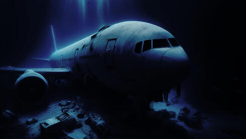 מטוס נוסעים מתחת למים, צילום: פרויקט הקברניט CC0