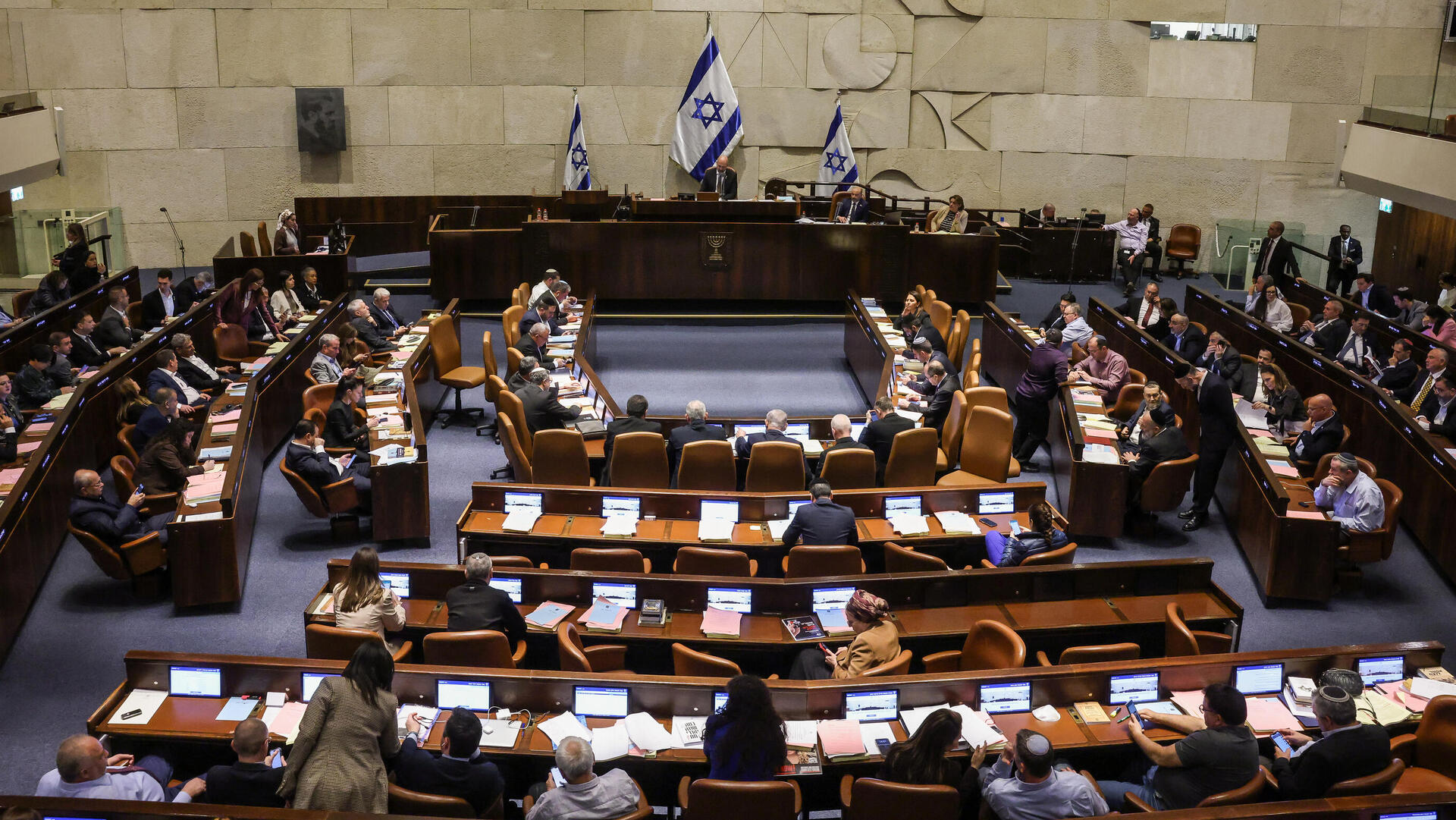 מליאת הכנסת כנסת אישור ה תקציב 2024 13.3.24