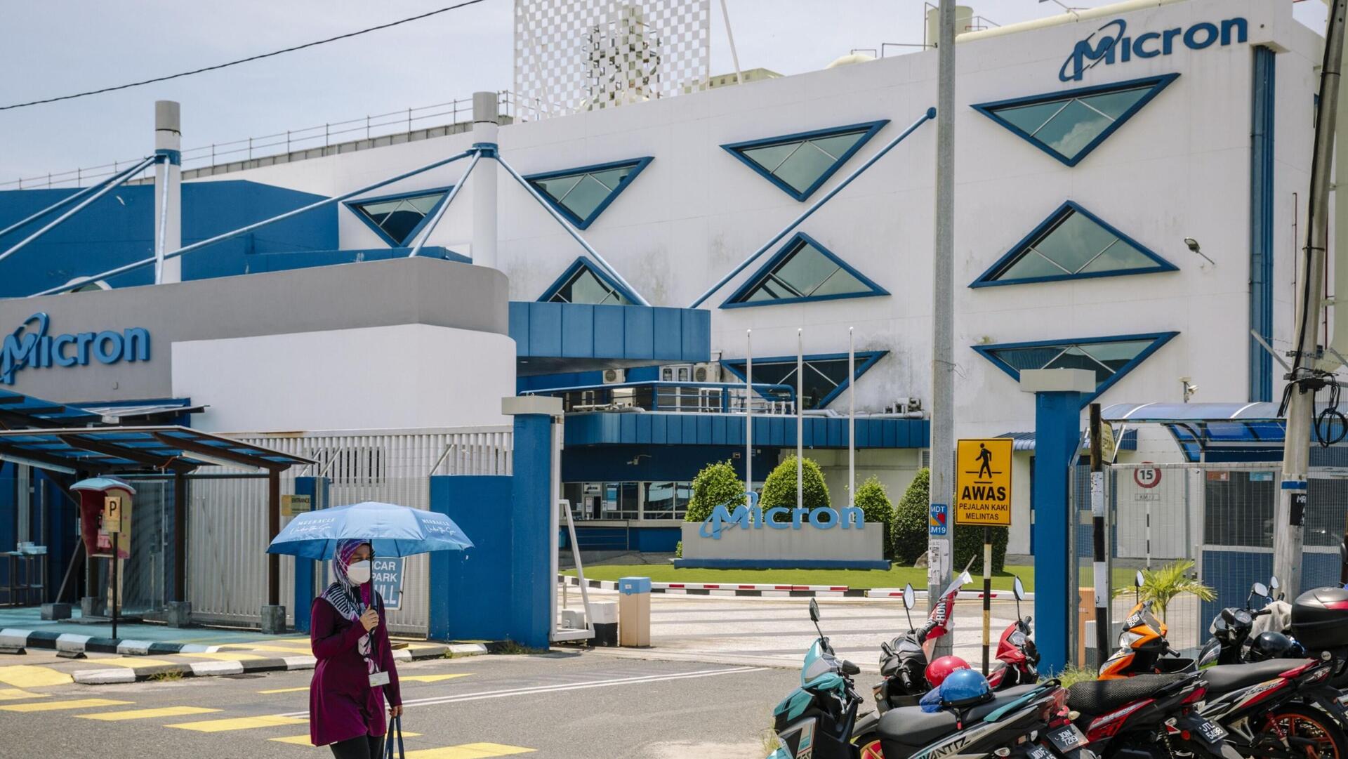 מפעל שבבים של מיקרון ב מואר מלזיה אוקטובר 2021
