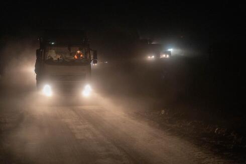 משאיות סיוע לרצועת עזה, צילום: דובר צה"ל