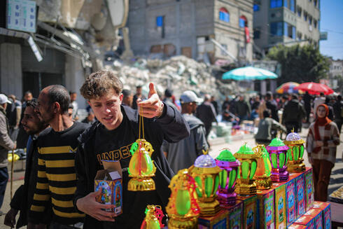 שוק רמדאן ברפיח, צילום: AFP