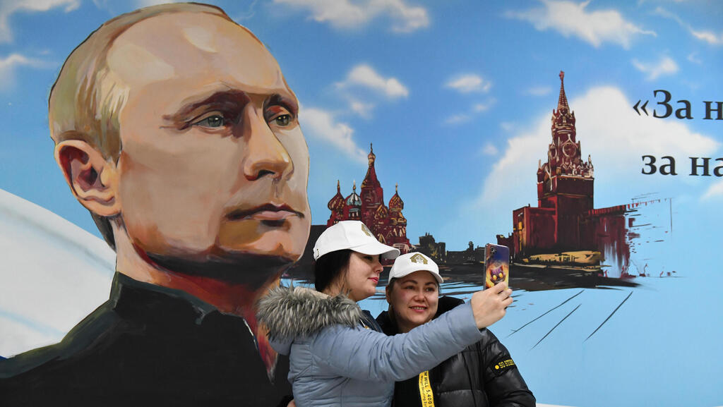 מדגמים ברוסיה: פוטין נבחר שוב לנשיא עם 87.8% מהקולות, יכהן עד 2030 ויעקוף את סטלין