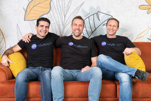 NeuReality founders Yossi Kasus (from left), Moshe Tanach, and Tzvika Shmueli. 