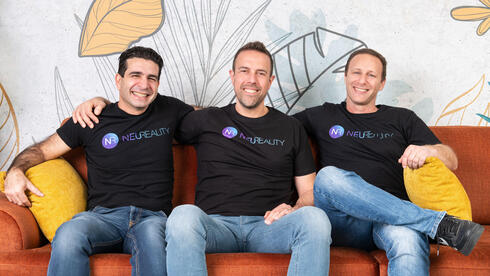 Neureality founders Yossi Kasus, Moshe Tanach, Tzvika Shmueli. 