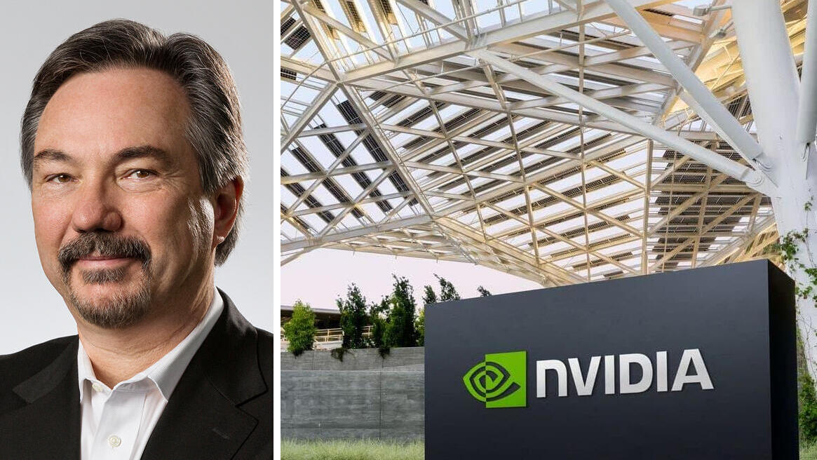 מטה NVIDIA ו גרג אסטס Greg Estes סגן נשיא לשיווק תאגידי ותוכניות מפתחים אנבידיה