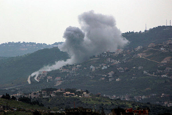 תקיפה ישראלית בלבנון, צילום: AFP