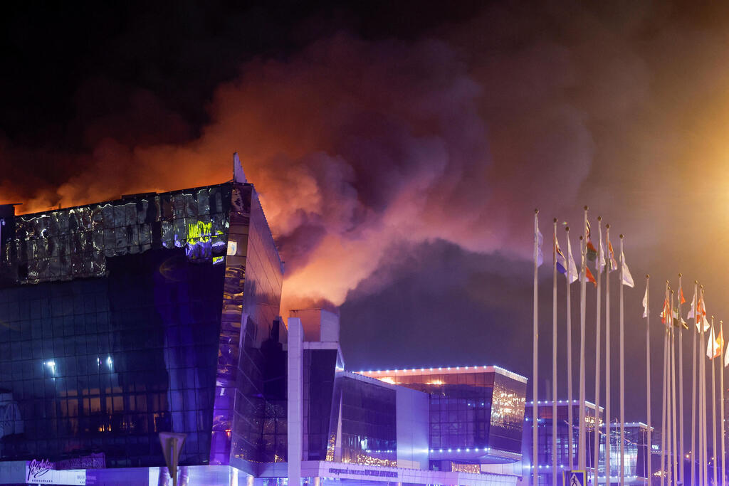 פיגוע של דאע"ש באולם קונצרטים במוסקבה עשרות הרוגים