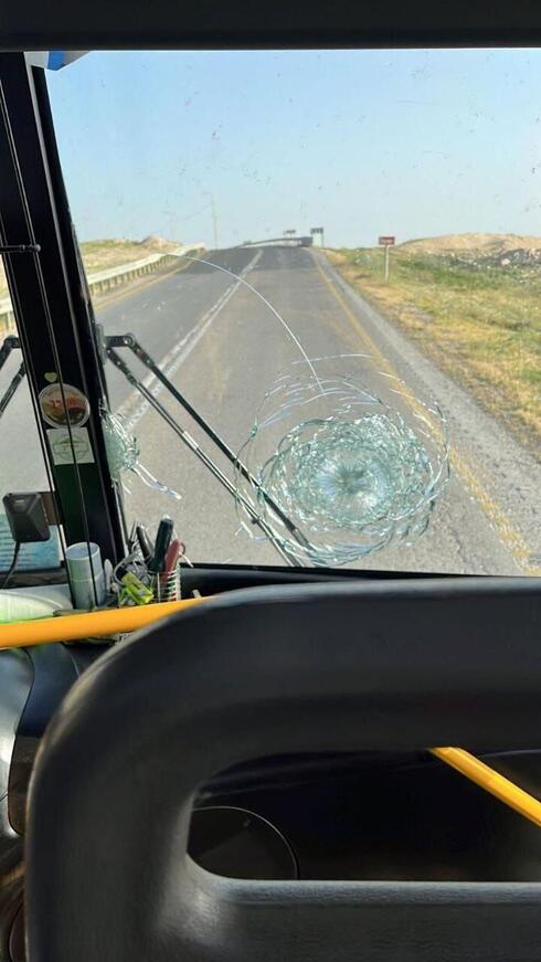 האוטובוס שנפגע בבקעת הירדן,  
