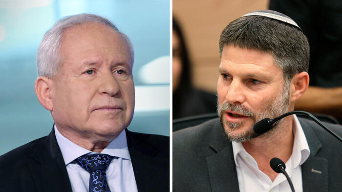 מימין בצלאל סמוטריץ' ו אבי דיכטר