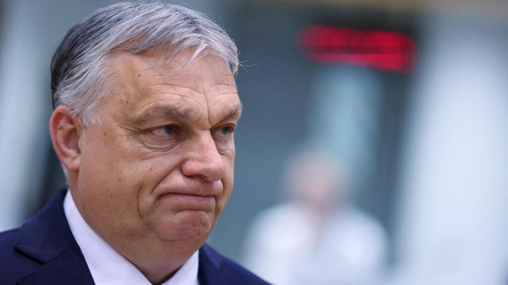 ראש ממשלת הונגריה ויקטור אורבן Hungary's Prime Minister Viktor Orban