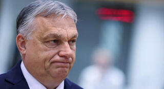 ראש ממשלת הונגריה ויקטור אורבן Hungary's Prime Minister Viktor Orban