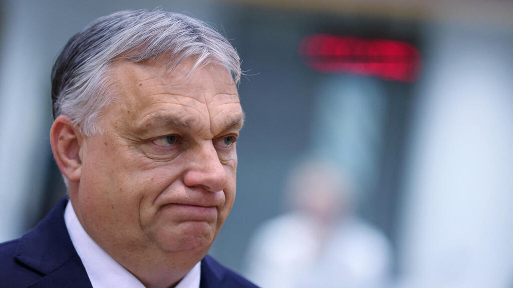 ראש ממשלת הונגריה ויקטור אורבן Hungary's Prime Minister Viktor Orban