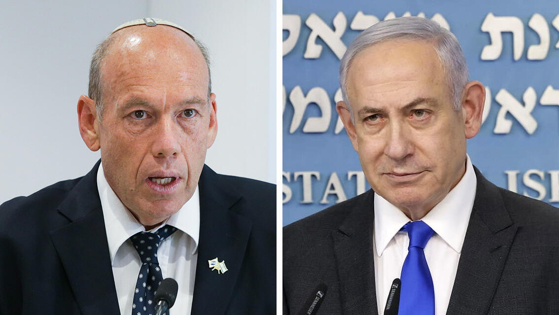 ראש הממשלה בנימין נתניהו ומבקר המדינה מתניהו אנגלמן