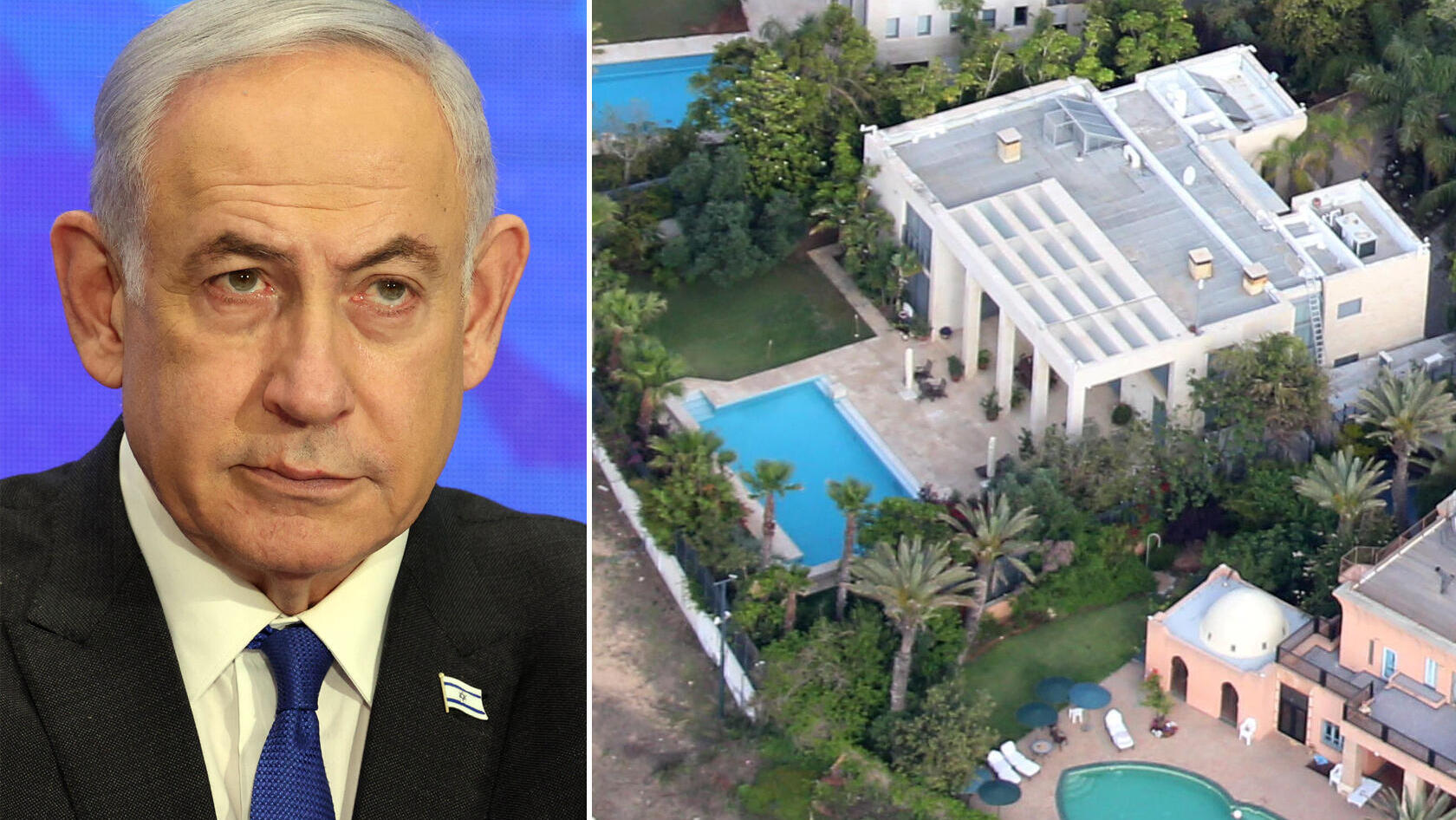 ראש הממשלה בנימין נתניהו וילה קיסריה