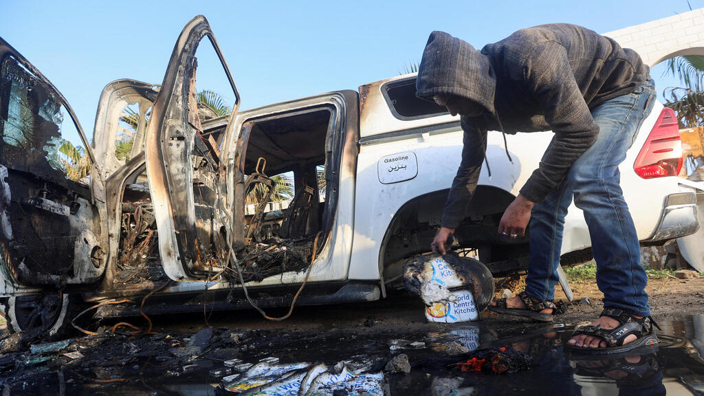 רכב של ארגון הסיוע WCK ב רצועת עזה נפגע בידי צה"ל 2.4.24