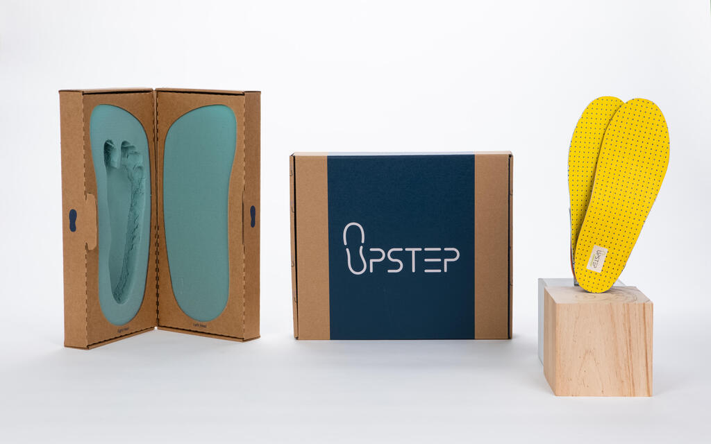 מדרסים מותאמים אישית של חברת Upstep (צילום: טל טרי) מדרסים מותאמים אישית של חברת Upstep