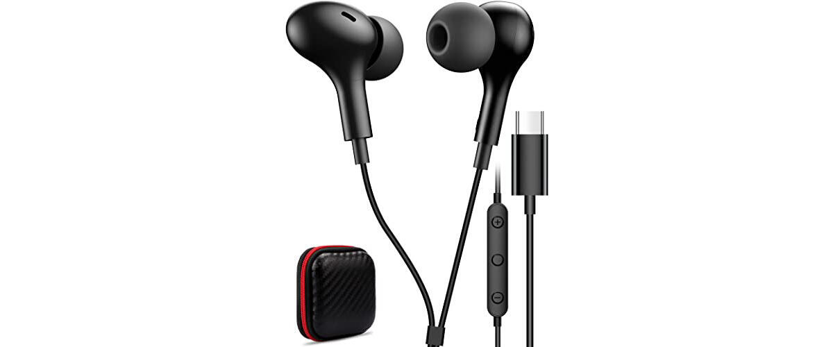 TITACUTE USB C Headphone Earbuds with Mic