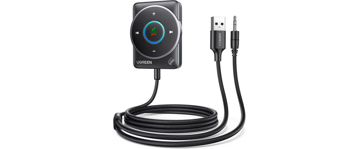 UGREEN Bluetooth 5.4 Aux Car Adapter