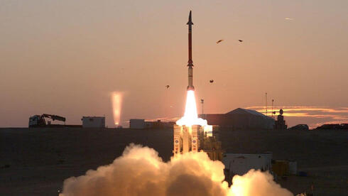 שיגור טיל קלע דוד, צילום: חיל האוויר